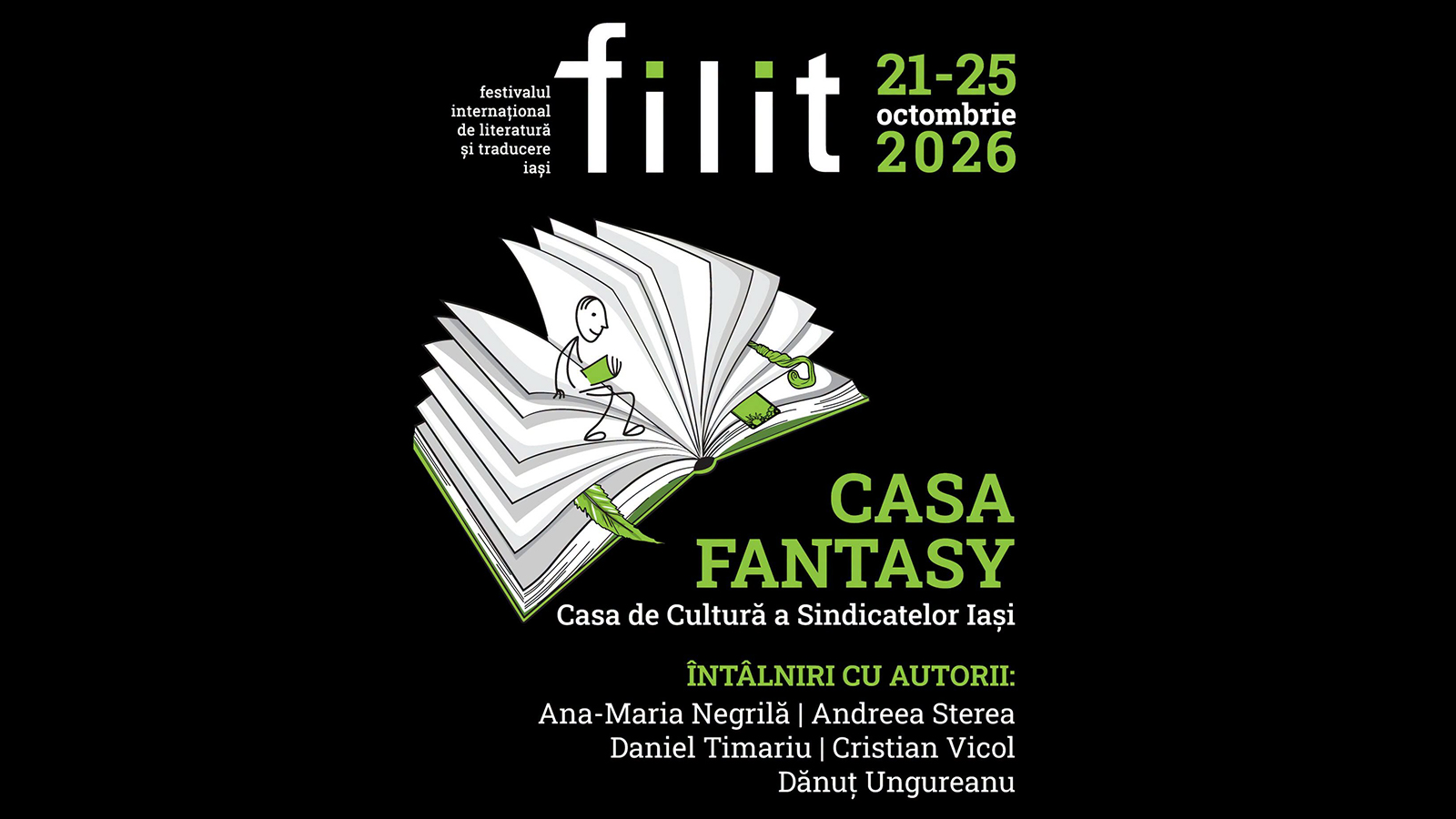 Dan Doboș, FILIT 2026. Casa Fantasy